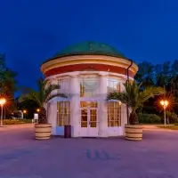 Večerní pavilon Františkova pramene - Františkovy Lázně