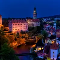 Český Krumlov - večerní