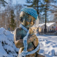 Statue of a little boy Francis - Frantiskovy Lazne