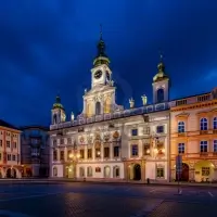 České Budějovice - budova radnice - náměstí Přemysla Otakara II.